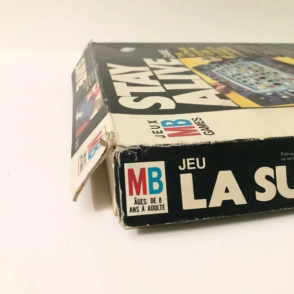 Vintage 70s MB Milton Bradley Stay Alive Board  Game Missing Instuctions - Picture 4 of 16